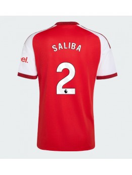 Moški Nogometna dresi replika Arsenal William Saliba #2 Domači 2026-27 Kratek rokav